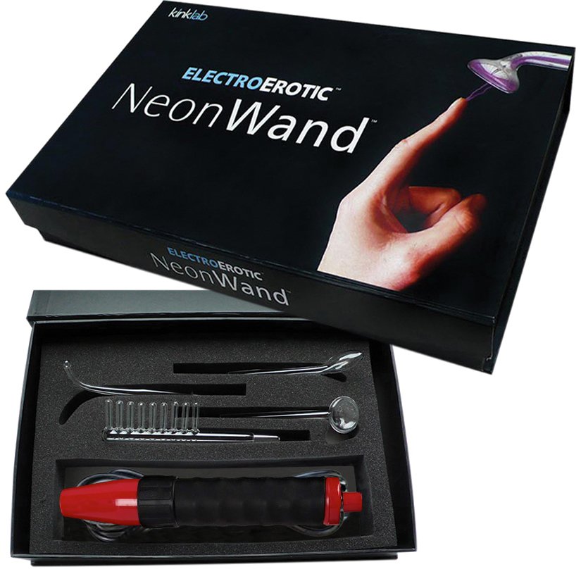 Kinklab Neon Wand Electrosex Kit-Red/110V