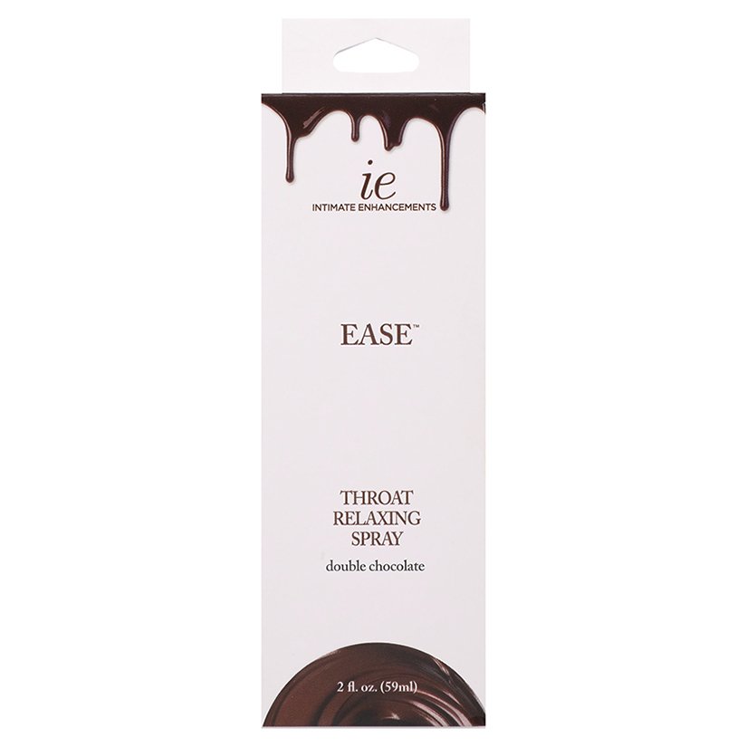 Intimate Enhancements Ease Throat Relaxing Spray-Double Chocolate 2oz