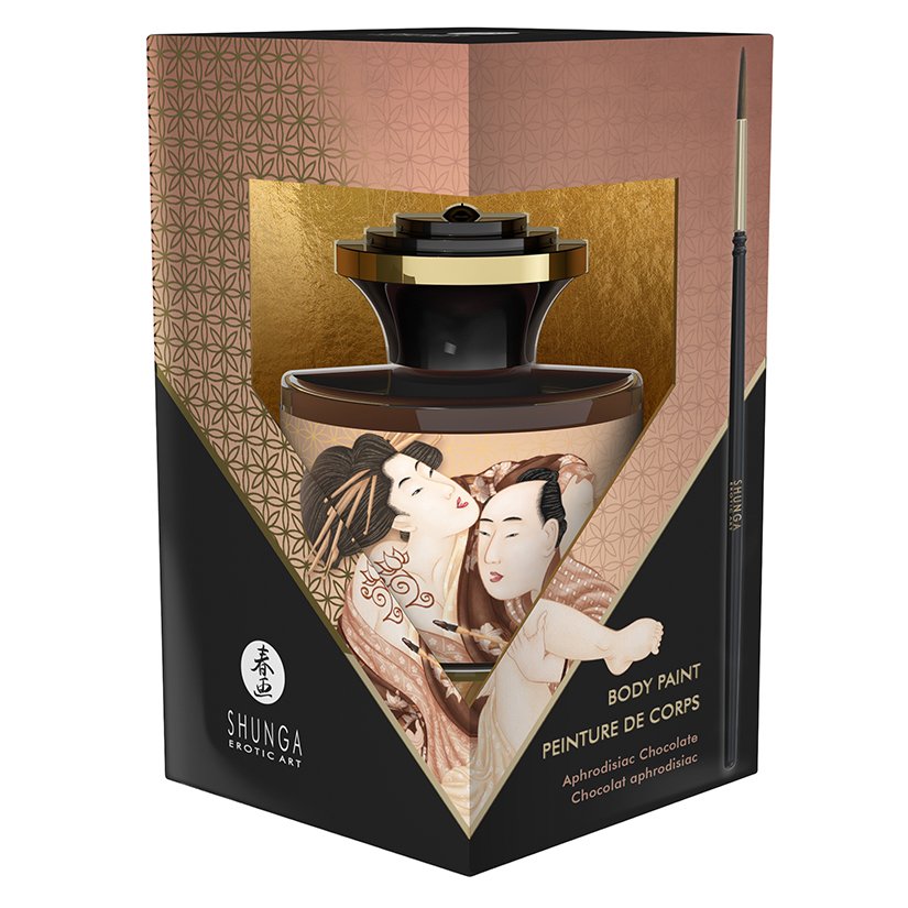 Shunga Body Paint-Aphrodisiac Chocolate 1.7oz